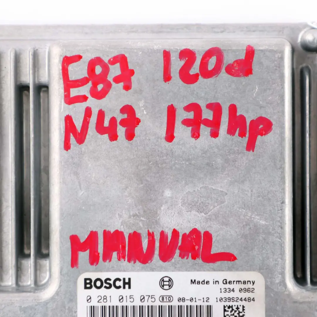 BMW E81 E87 LCI E90 E91 120d 320d Diesel N47 ECU Kit DDE CAS3 + Key - SKU 7810000-2 - Part number 7810000