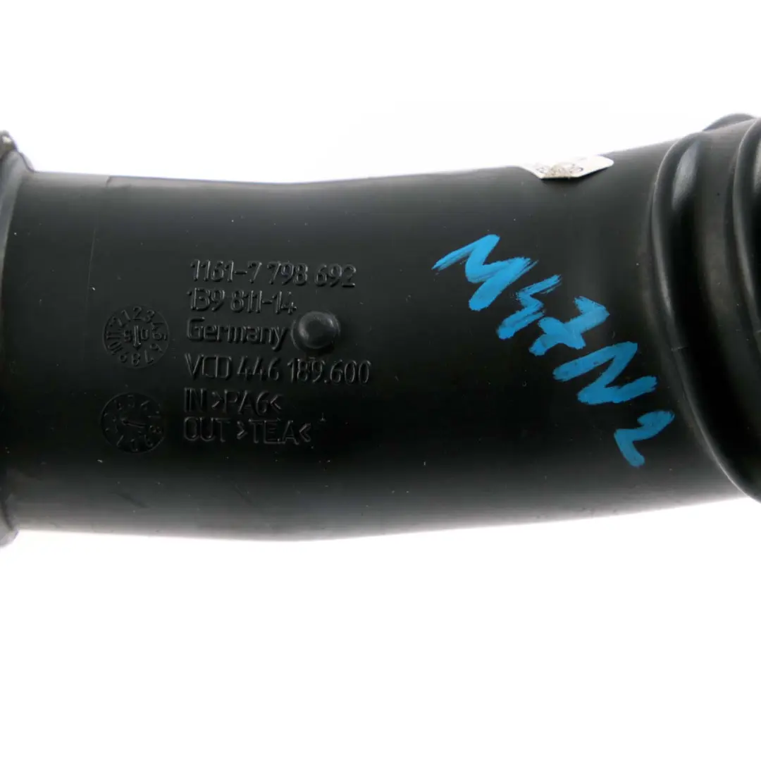 BMW 1 Series E87 M47N2 Turbo Intercooler Charge Air Line Pipe Hose 7798692 - SKU 7810308 - Part number 7798439
