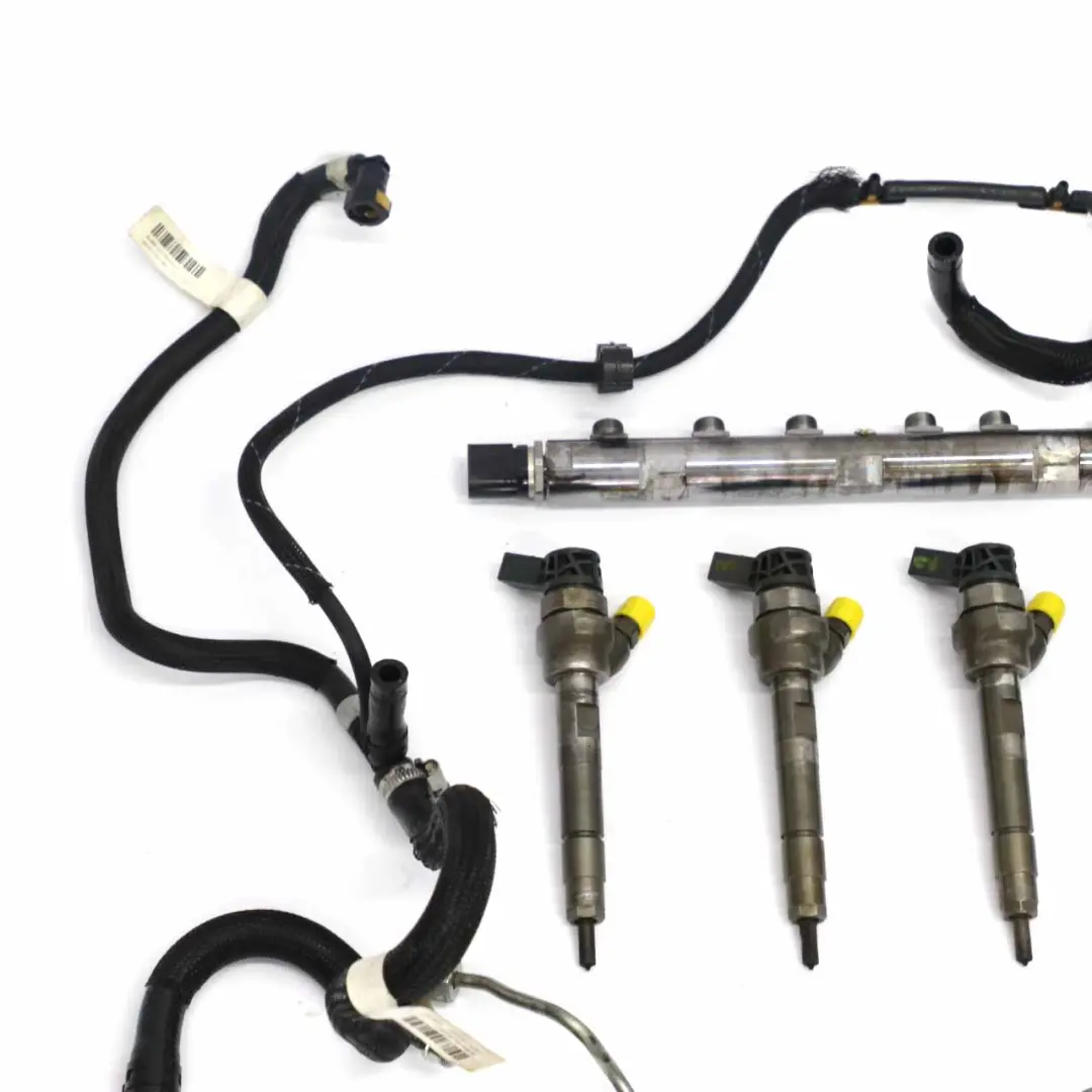 BMW F30 F31 330d N57N Set Injector Fuel Pump Injection System Injectors Pipes - SKU 7810702-3 - Part number 7810702