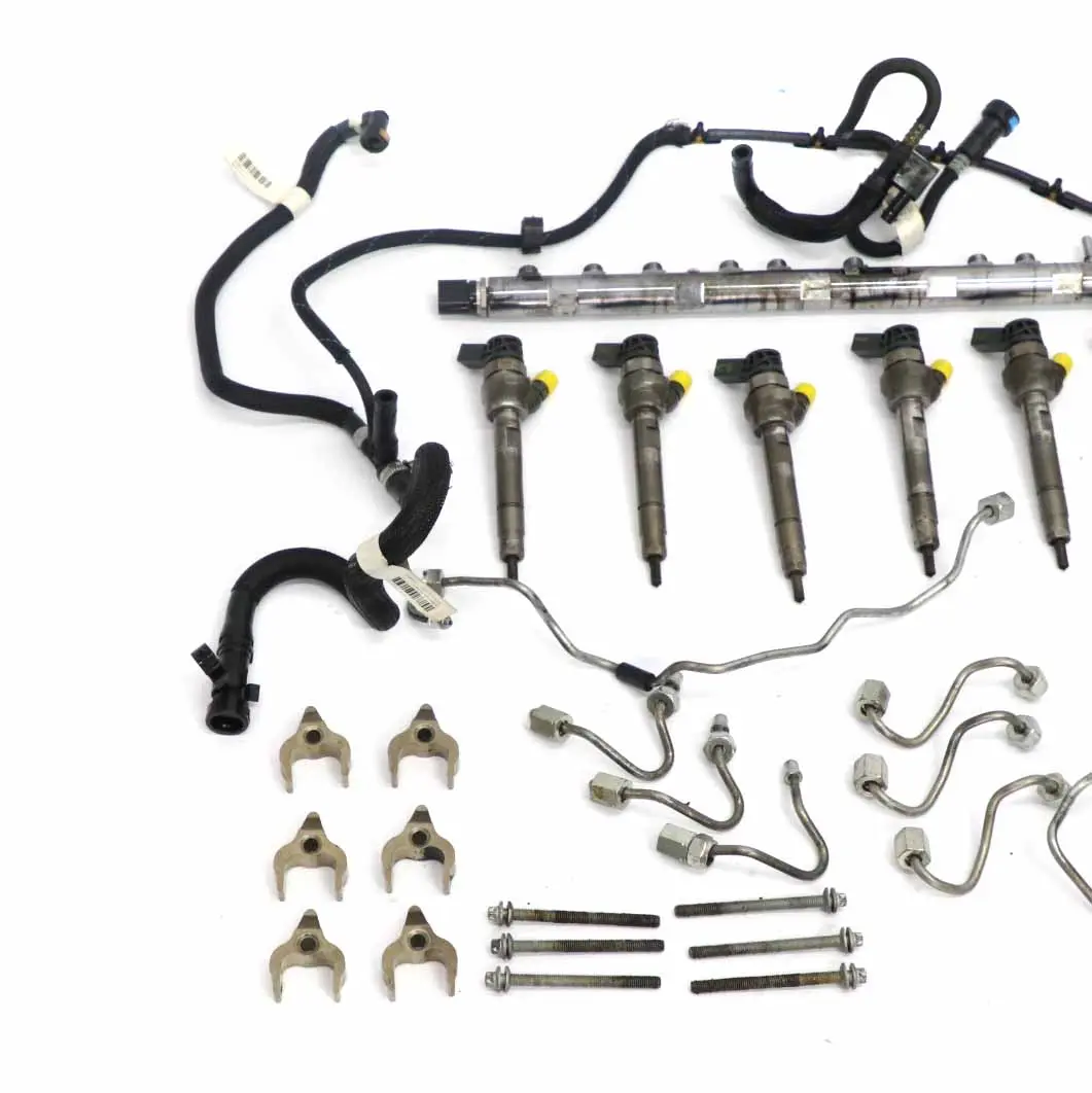 BMW F30 F31 330d N57N Set Injector Fuel Pump Injection System Injectors Pipes - SKU 7810702-3 - Part number 7810702
