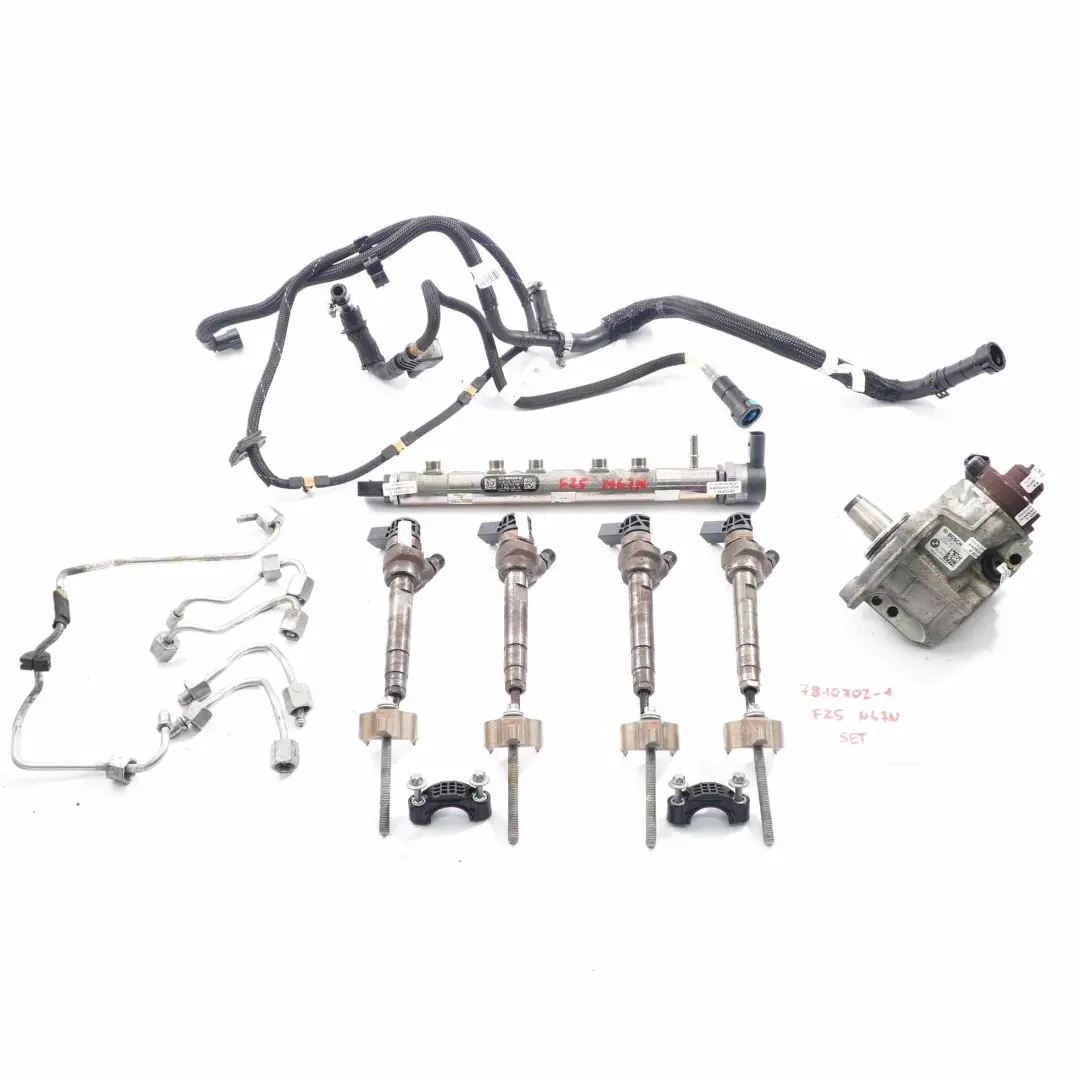 BMW X3 F25 18d 20dX N47N Système D'injection Carburant Ensemble D'injecteurs - SKU 7810702-5 - Numéro de pièce 7810702