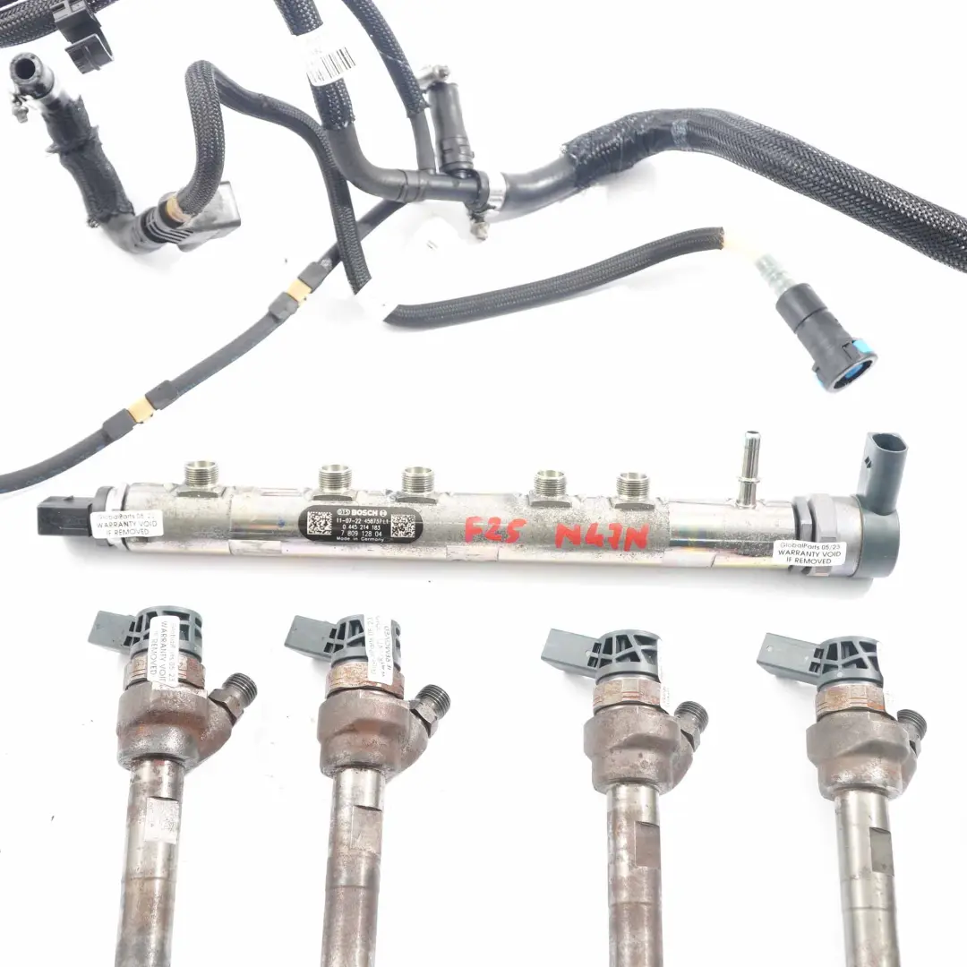 BMW X3 F25 18d 20dX N47N Diesel Engine Fuel Injection Injector System Set - SKU 7810702-5 - Part number 7810702