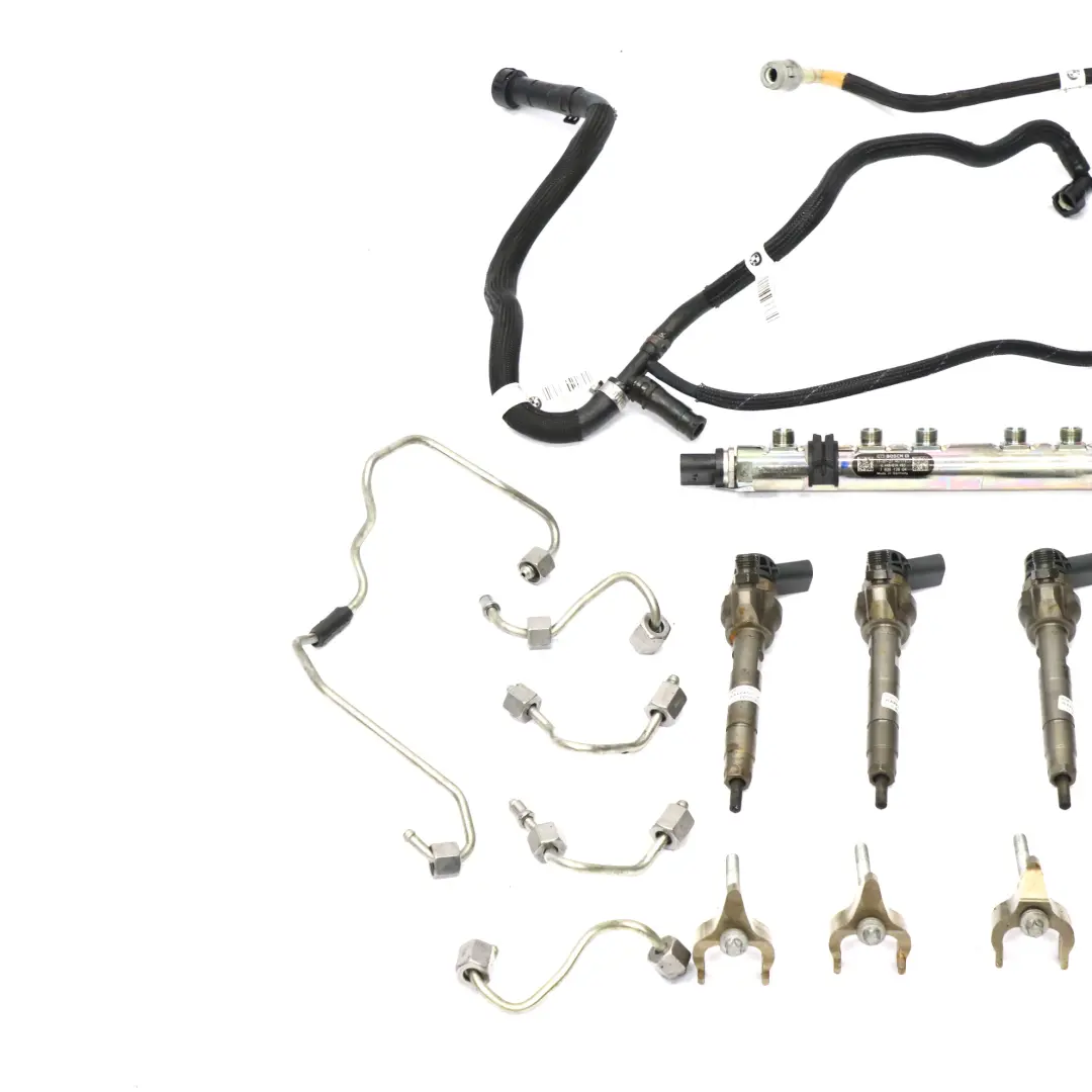 BMW F10 F11 520d N47N 184HP Bomba Combustible Inyector Sistema Inyección Set - SKU 7810702-6 - Número de pieza 7810702