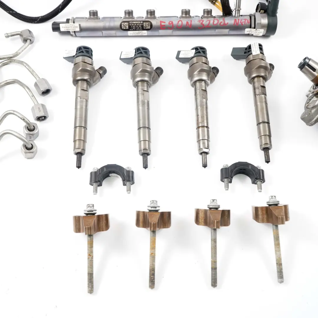 BMW E90 E91 LCI 320d N47N 184HP Diesel Set Sistema de Inyeccion Combustible - SKU 7810702 - Número de pieza 7810702