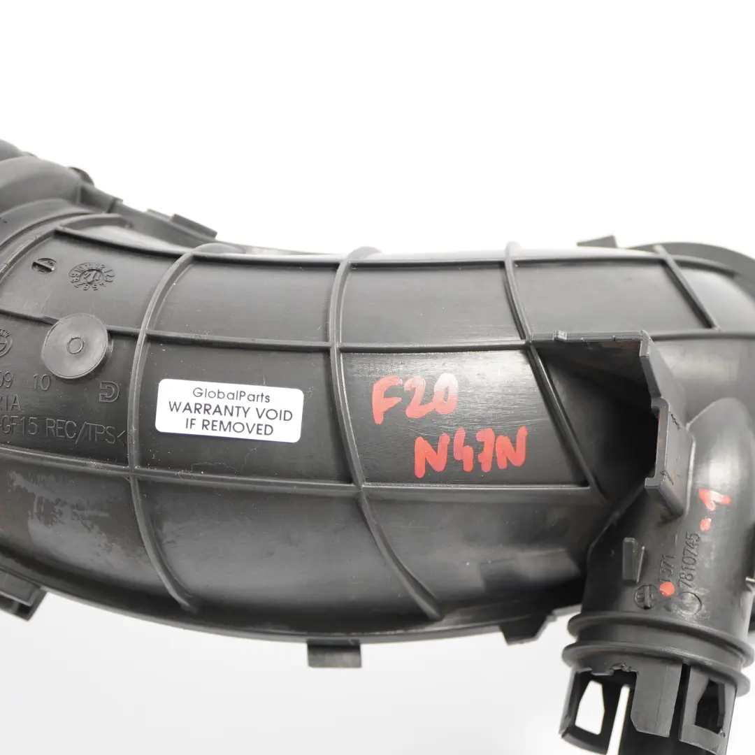Intake Hose BMW F20 F21 F30 F31 N47N Filtered Air Intake Pipe to Air with Part number 7810745 Air Intake Hose BMW F20 F21 F30 F31 N47N Filtered Air Intake Pipe - SKU 7810745-1 - Part number 7810745