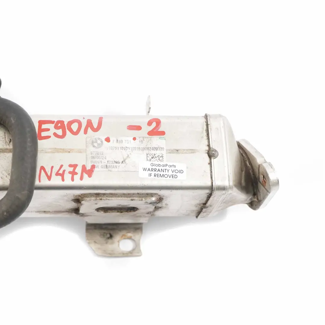 Radiador De Escape Diesel N47N para BMW F10 F20 F30 E90 E91 LCI con número de pieza 7810751 BMW F10 F20 F30 E90 E91 LCI Radiador De Escape Diesel N47N - SKU 7810751-2 - Número de pieza 7810751