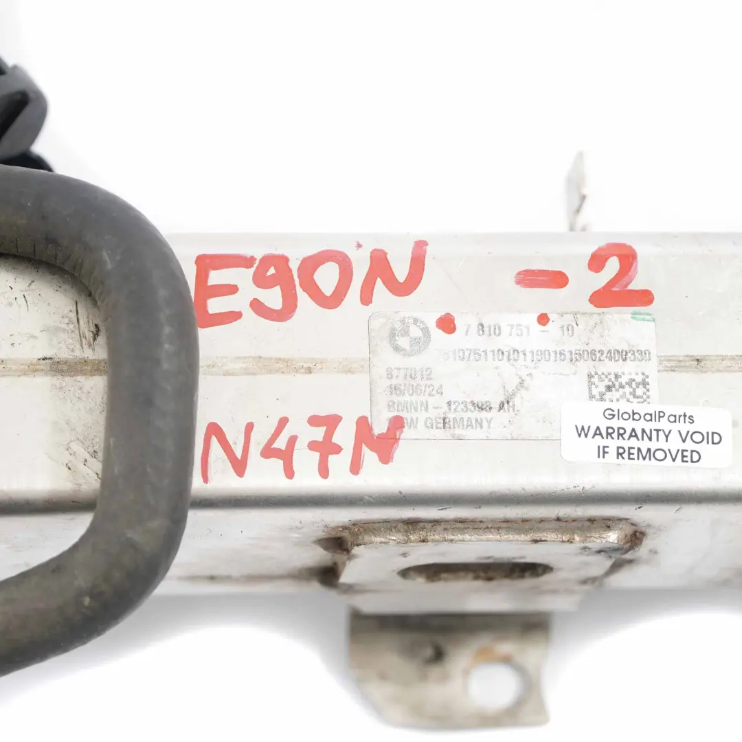BMW F10 F20 F30 E90 E91 LCI Diesel N47N AGR EGR Echappement Refroidisseur Valve - SKU 7810751-2 - Numéro de pièce 7810751