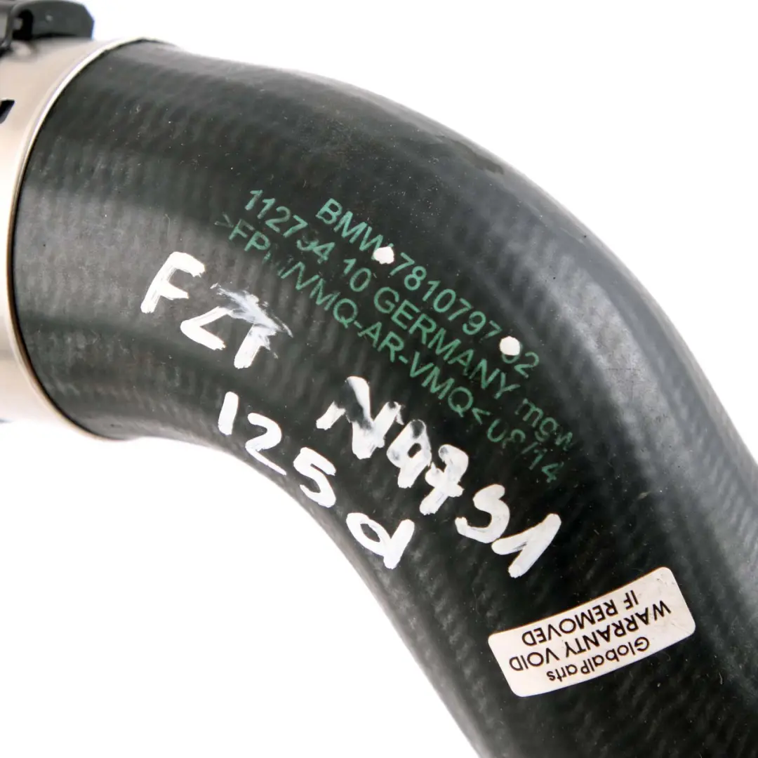 N47S1 Charge Air Line Hose Intake Manifold Engine BMW F20 F21 125d F30 F31 325d - SKU 7810797 - Part number 7810797