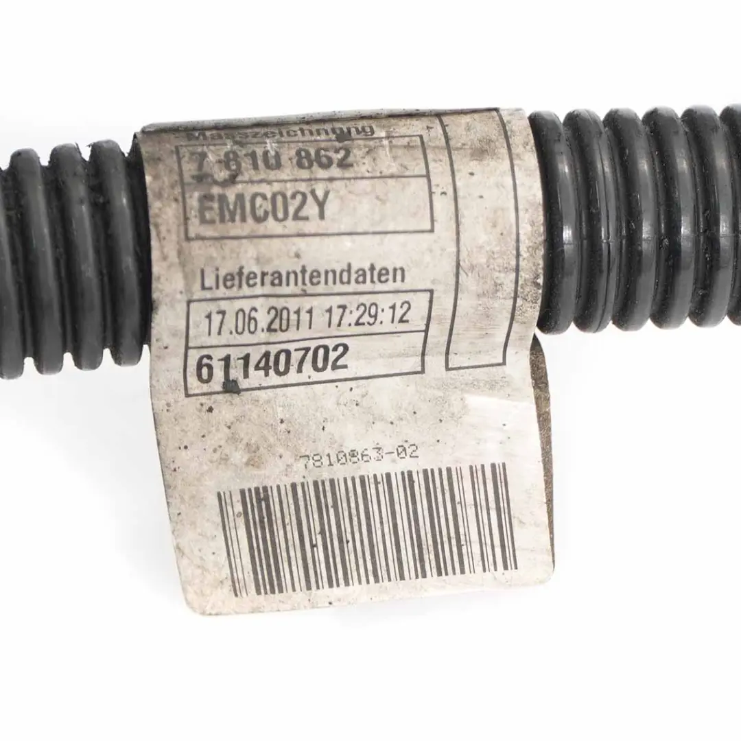  Battery Cable BMW X3 F25 Wire Lead Positive Alternator Starter B+ - SKU 7810863 - Part number 7810863