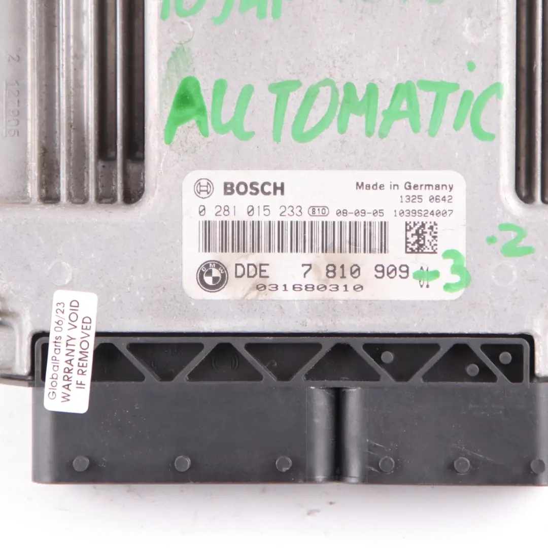Mini Cooper D R55 R56 W16 1.6 109HP ECU Kit DDE CAS3 Key Automatic - SKU 7810909-3 - Part number 7810909