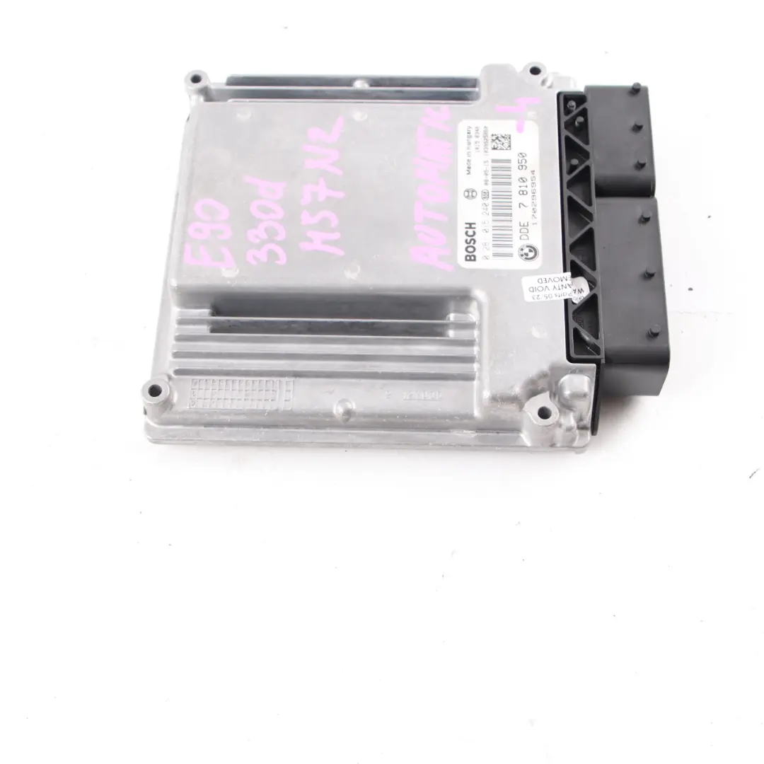 BMW E90 330d M57N2 231HP Engine Control Unit Module ECU DDE Automatic - SKU 7810950-4 - Part number 7810950