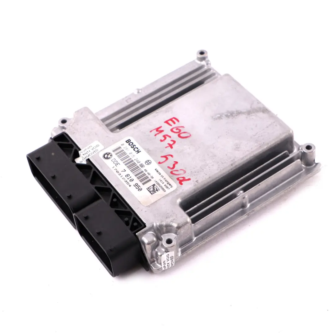 M57N2 Engine Control Unit ECU DDE Manual to BMW E60 LCI E90 E92 330d 530d with Part number 7810950 BMW E60 LCI E90 E92 330d 530d M57N2 Engine Control Unit ECU DDE Manual - SKU 7810950 - Part number 7810950