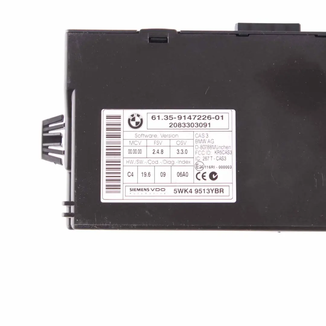 BMW E60 E90 X5 E70 3.0sd 335d 535d M57N2 Engine ECU KIT DDE CAS3 Cle - SKU 7810980-3 - Numéro de pièce 7810980
