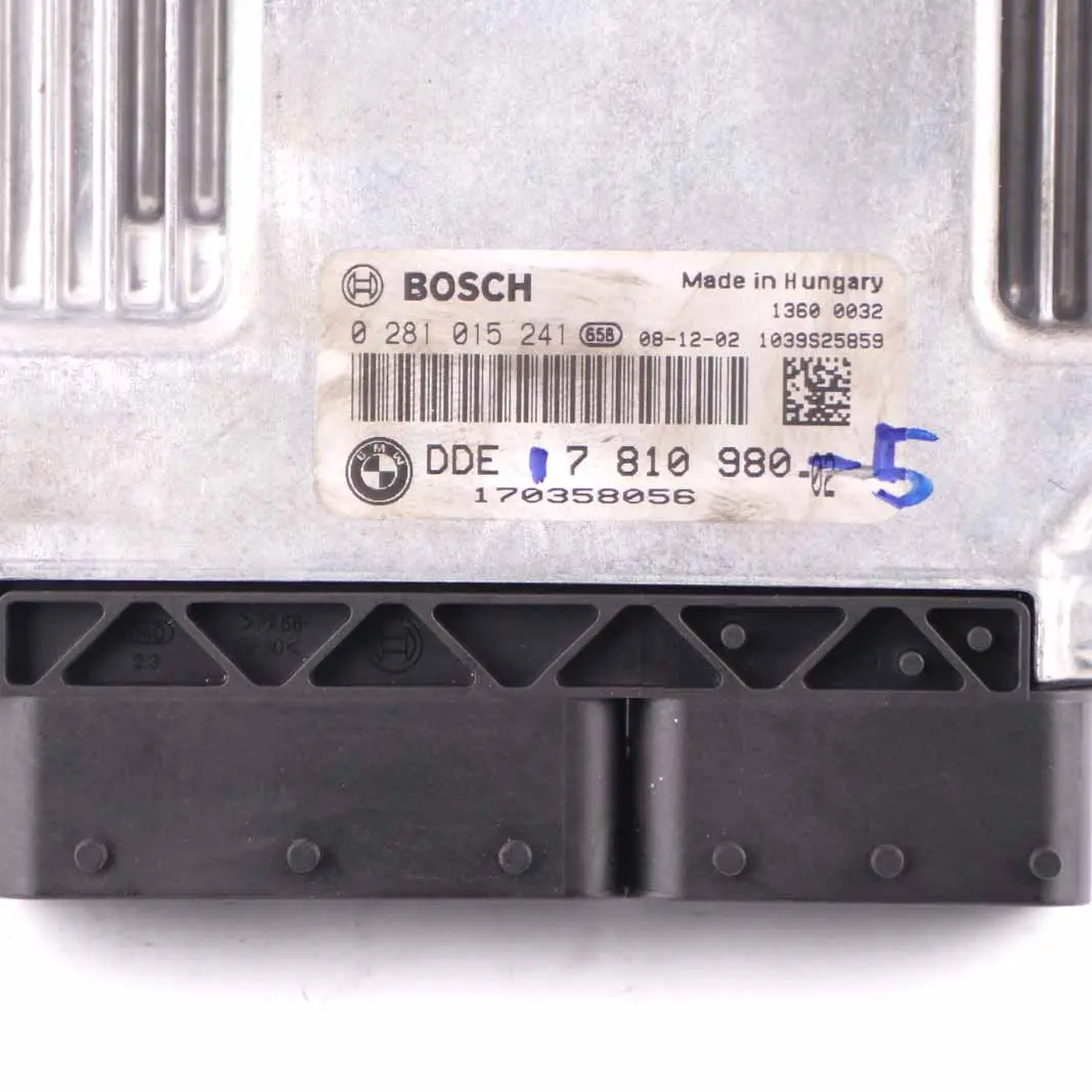 3.0sd 335d 535d M57N2 Engine ECU KIT DDE CAS3 + Key to BMW E60 E90 X5 E70 with Part number 7810980 BMW E60 E90 X5 E70 3.0sd 335d 535d M57N2 Engine ECU KIT DDE CAS3 + Key - SKU 7810980-5 - Part number 7810980