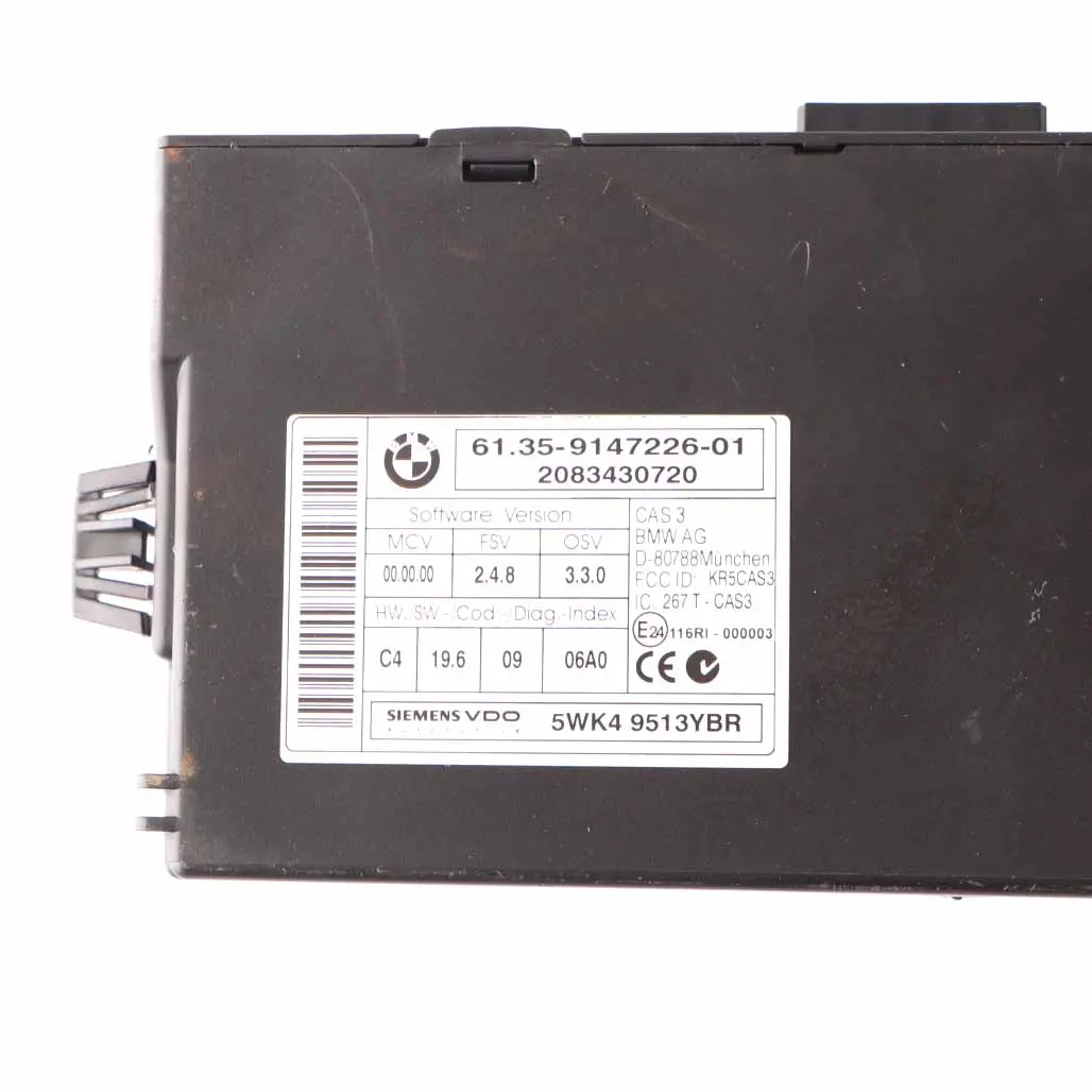 BMW E60 E90 X5 E70 3.0sd 335d 535d M57N2 Engine ECU KIT DDE CAS3 + Key - SKU 7810980-5 - Part number 7810980