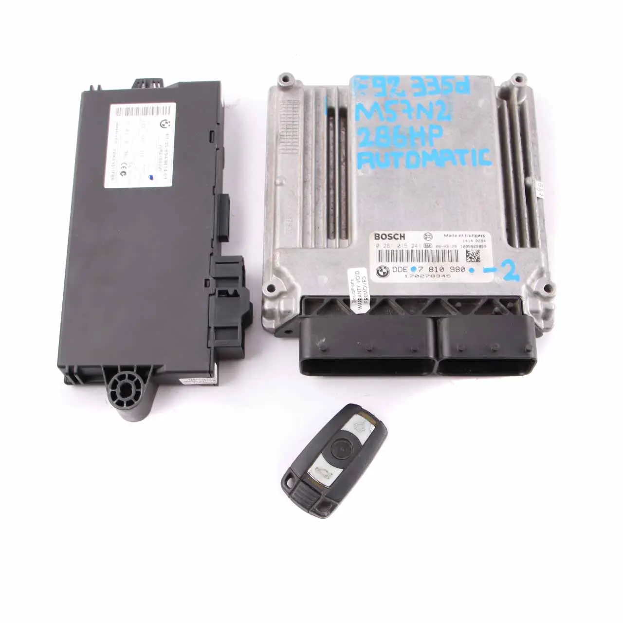 BMW E60 E90 E91 LCI 335D 535d M57N2 Steuergerät DDE 7809955 + CAS3 + Schlüsse