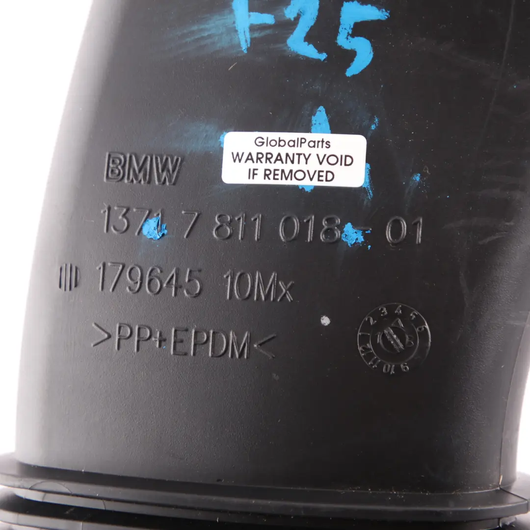 BMW X3 F25 Gummimanschette Schlauch Lufteinlass Schalldämpfer Diesel - SKU 7811018 - Teilenummer 7811018