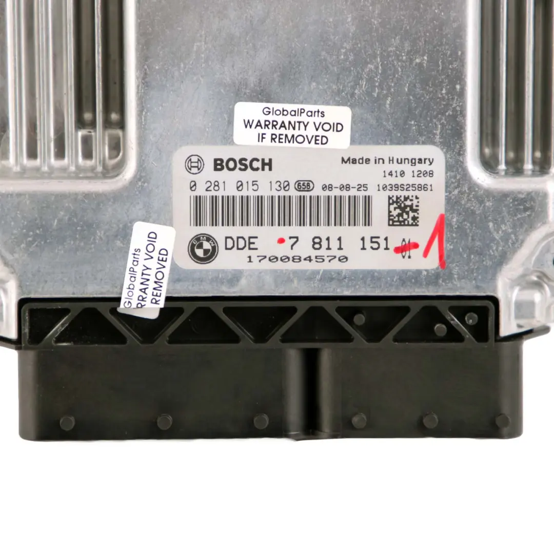 BMW E60 LCI E90 325d 525d M57N2 ECU Engine Control Kit DDE CAS3 Key - SKU 7811151-2 - Part number 7811151