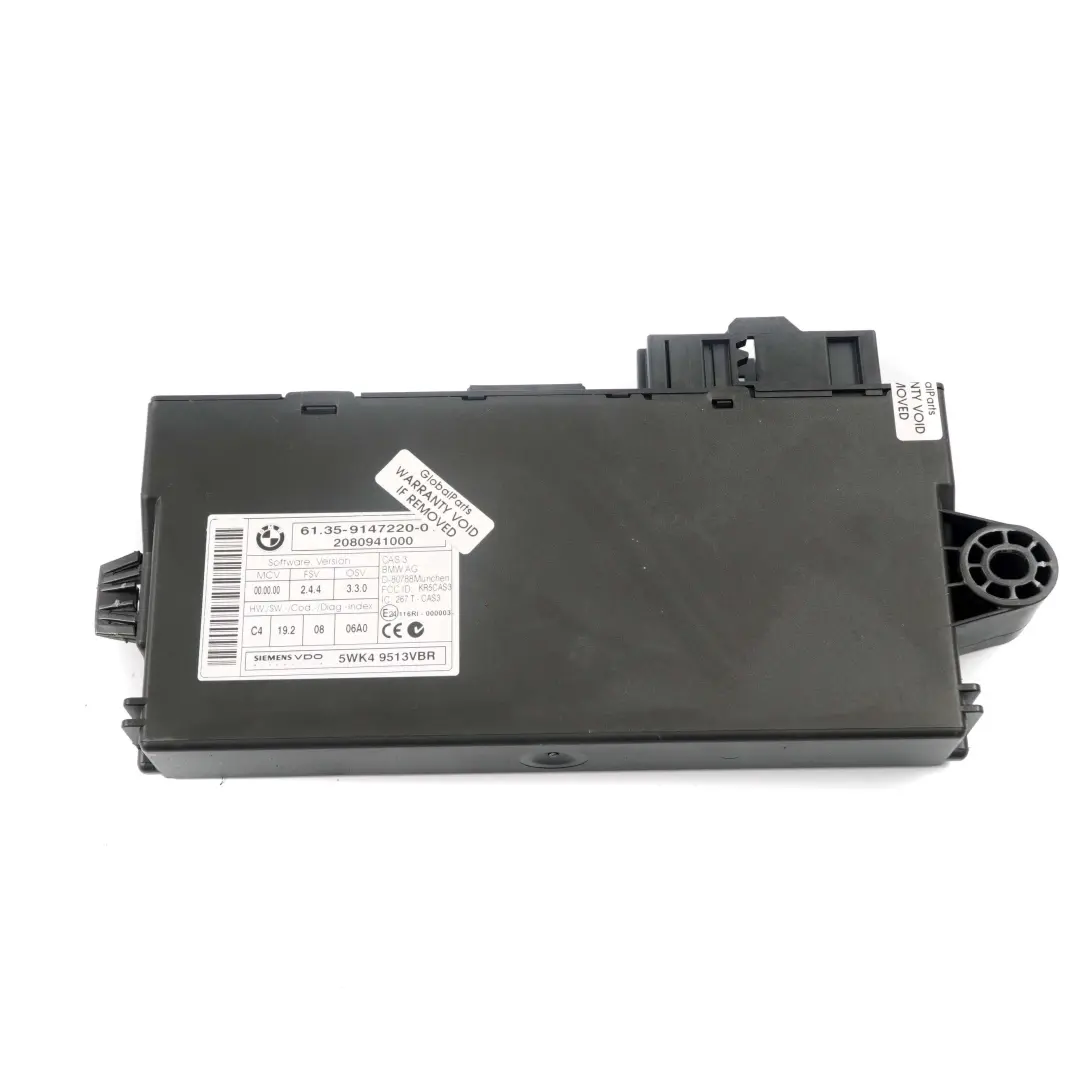 BMW E60 LCI E90 M57N2 325d 525d 197PS Unite De Commande ECU Dde CAS3 Cle - SKU 7811151-3 - Numéro de pièce 7811151