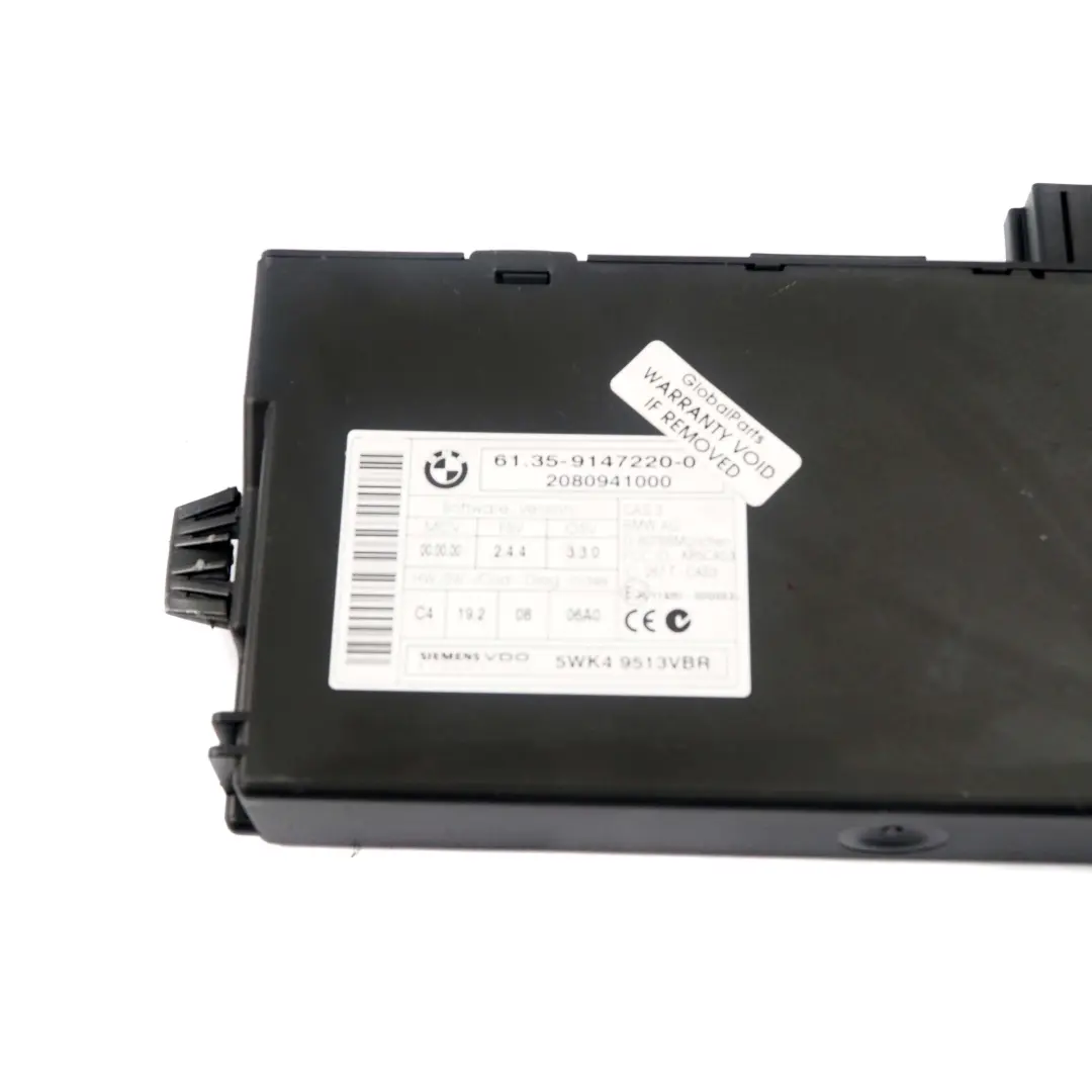 BMW E60 LCI E90 M57N2 325d 525d 197PS Unite De Commande ECU Dde CAS3 Cle - SKU 7811151-3 - Numéro de pièce 7811151