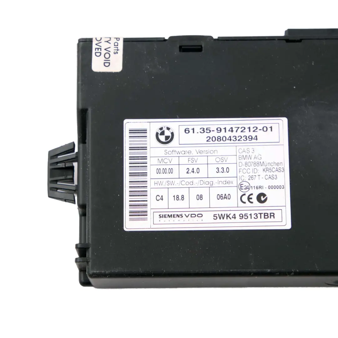 BMW E60 LCI E90 325d 525d M57N2 ECU Engine Control Kit DDE CAS3 Key - SKU 7811151-5 - Part number 7811151