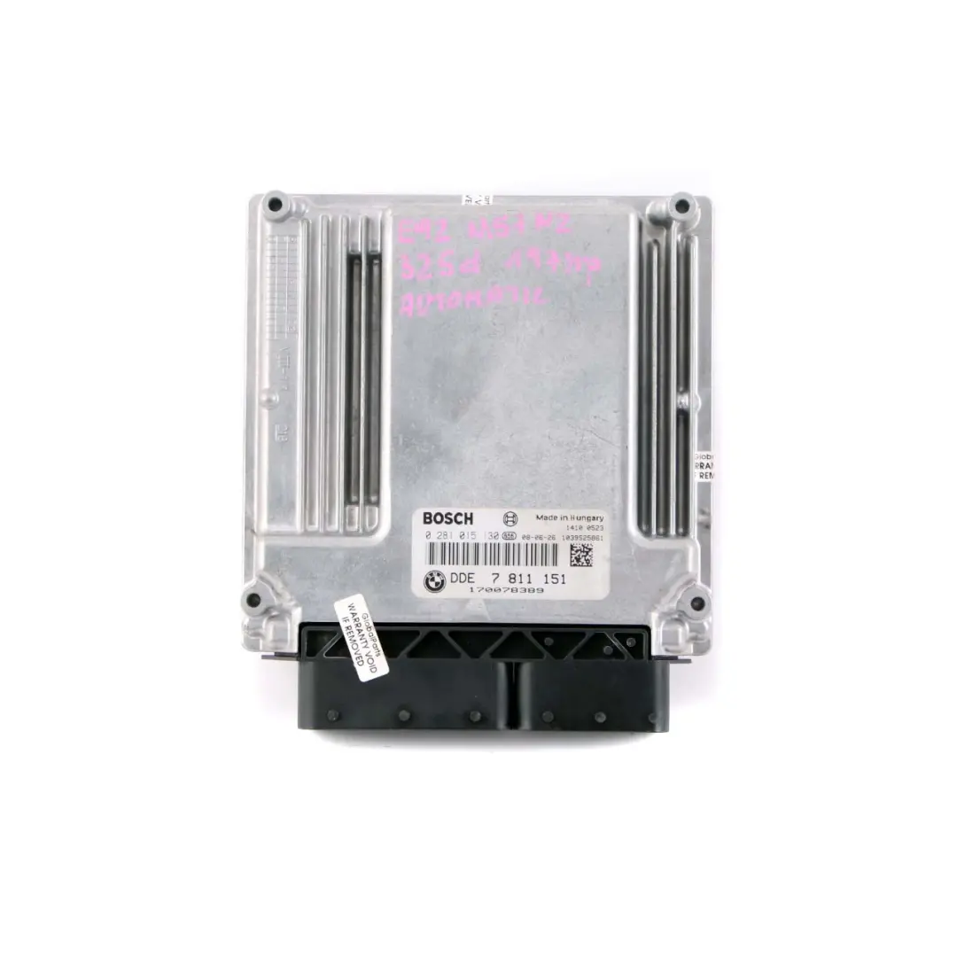 BMW E60 LCI E90 325d 525d M57N2 ECU Engine Control Unit DDE Automatic - SKU 7811151 - Part number 7811151