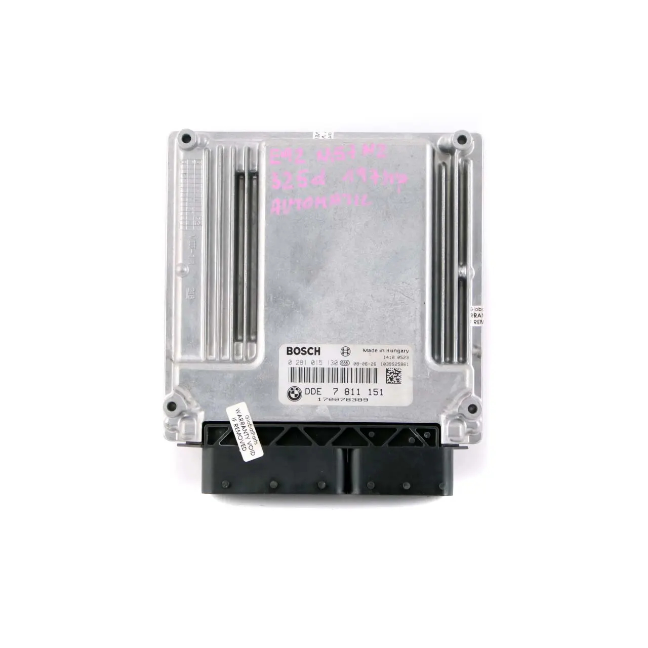 BMW E60 LCI E90 325d 525d M57N2 ECU Engine Control Unit DDE 7811151 Automatic