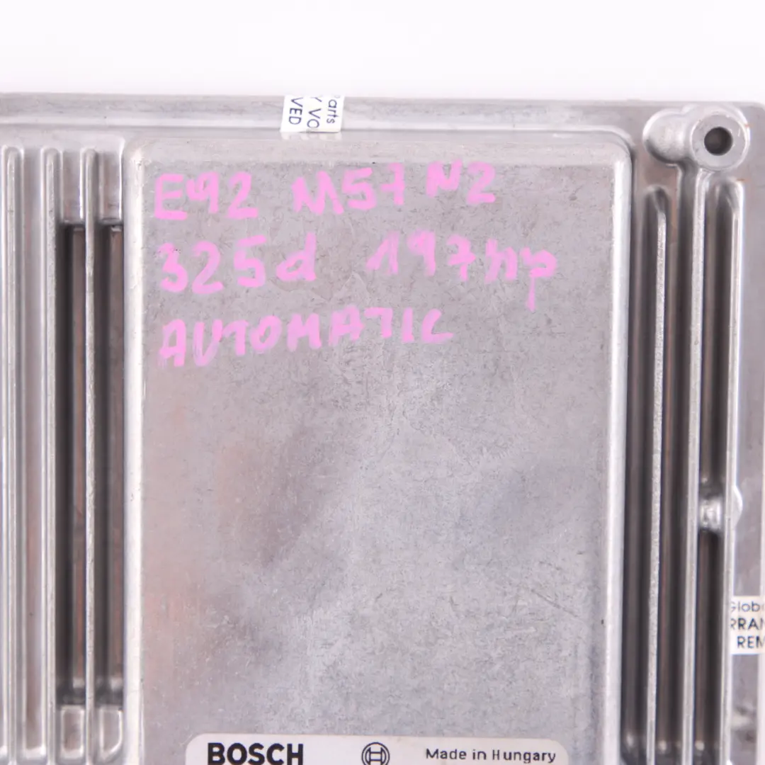 M57N2 ECU Unidad Control Motor DDE Automático para BMW E60 LCI E90 325d 525d con número de pieza 7811151 BMW E60 LCI E90 325d 525d M57N2 ECU Unidad Control Motor DDE Automático - SKU 7811151 - Número de pieza 7811151