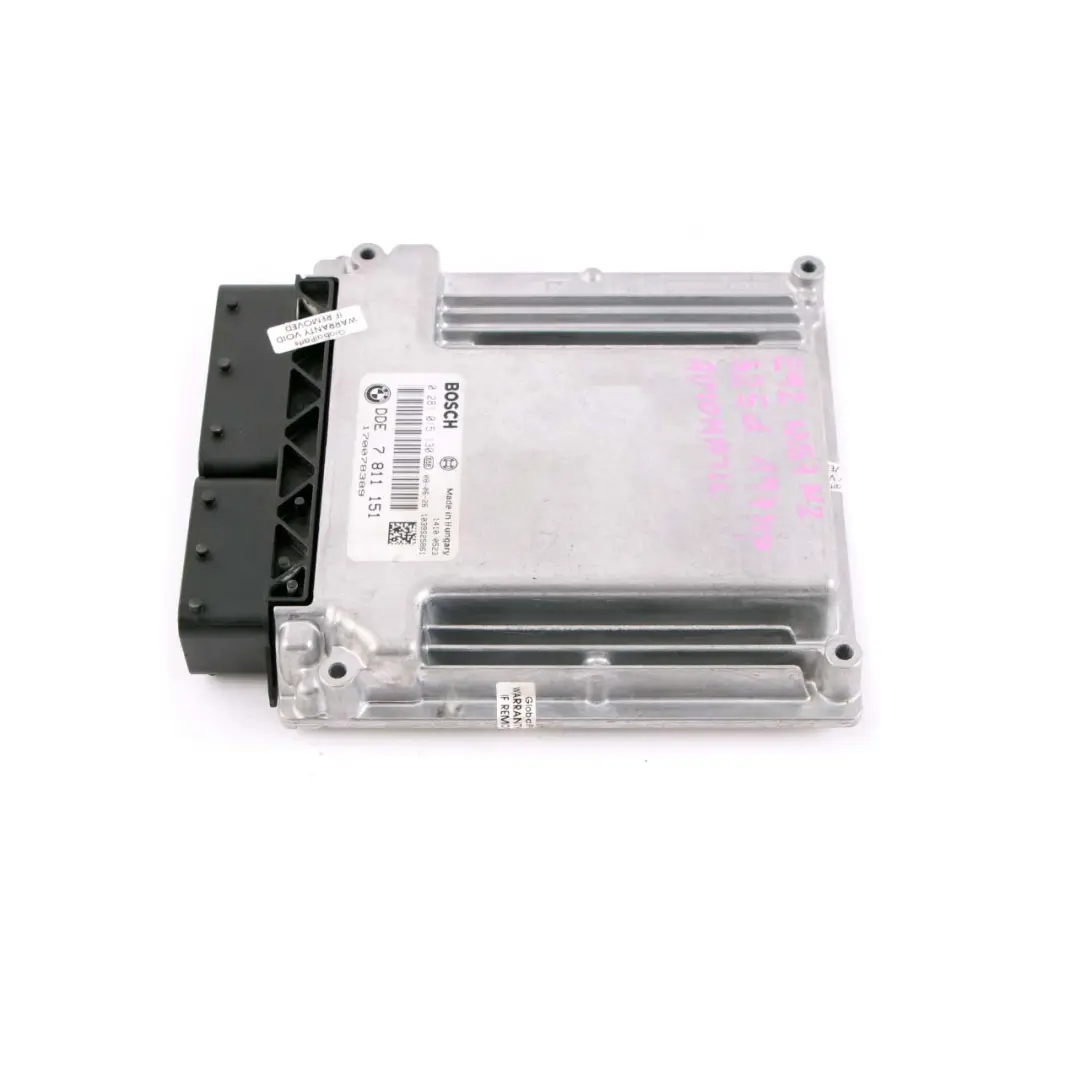 M57N2 ECU Unidad Control Motor DDE Automático para BMW E60 LCI E90 325d 525d con número de pieza 7811151 BMW E60 LCI E90 325d 525d M57N2 ECU Unidad Control Motor DDE Automático - SKU 7811151 - Número de pieza 7811151
