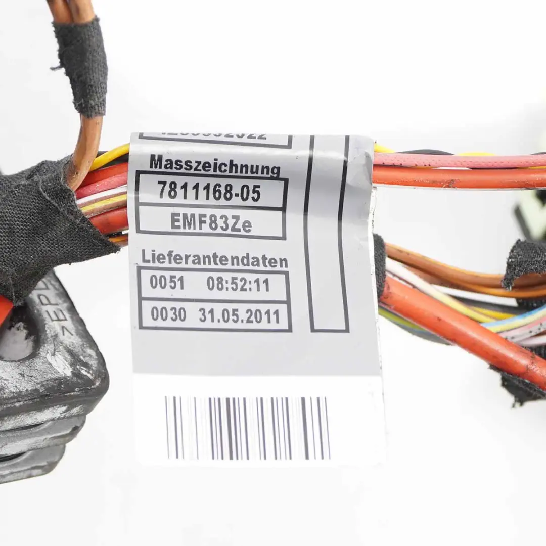 Engine Wiring BMW X3 F25 Start/Stop Manual Gearbox Module Loom Cable - SKU 7811232 - Part number 7811232