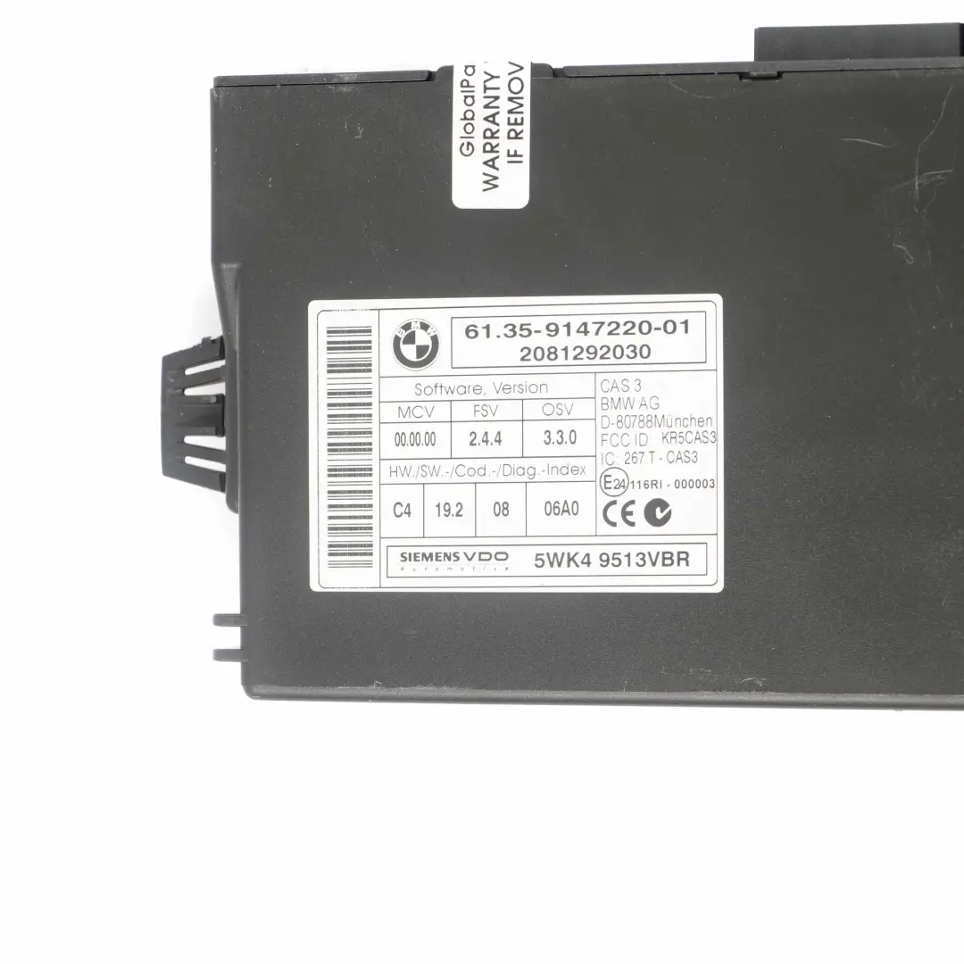 N47 177HP ECU KIT DDE CAS3 Key Manual BMW E60 LCI E87 E90 120d 320d 520d - SKU 7811700-3 - Part number 7811700