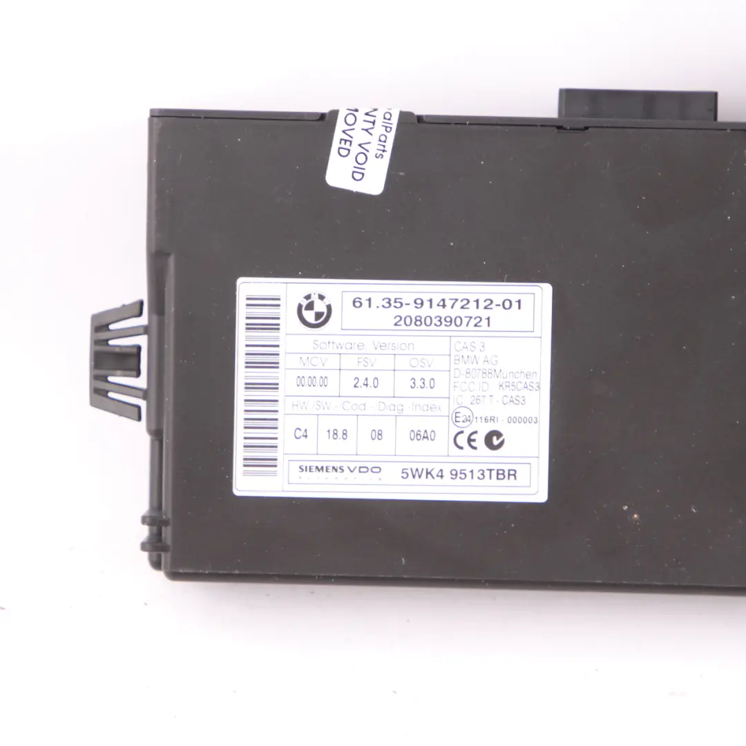 BMW E60 E61 LCI E90 320d 520d N47 177HP ECU KIT DDE CAS3 + Key Manual - SKU 7811700-12 - Part number 7811700