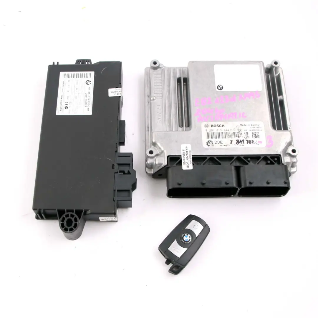 BMW E81 E82 E87 LCI E88 N47S 123d Kit ECU DDE CAS3 Chiave Automatica - SKU 7811702-3 - Numero di parte 7811702