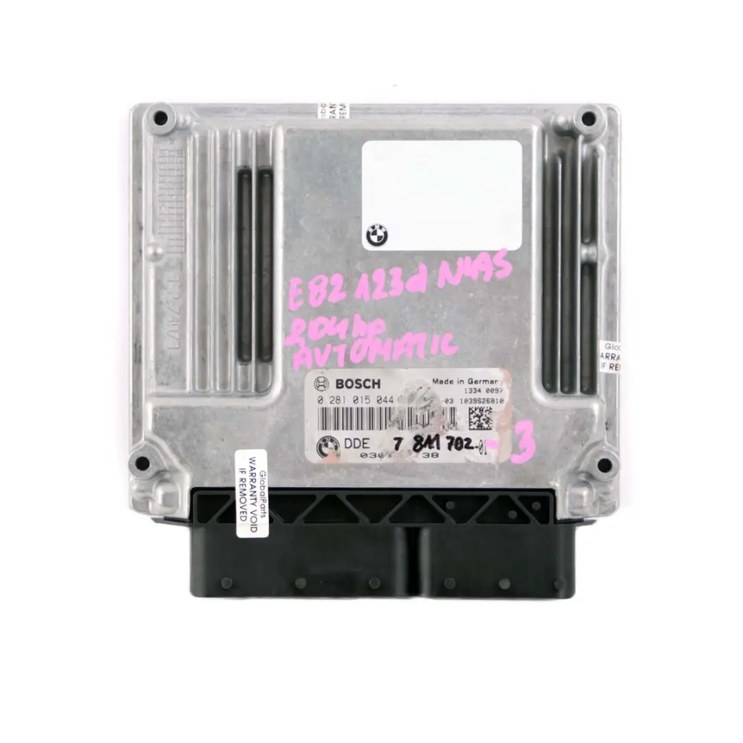 N47S 123d ECU CAS3 Komputer Silnika Automat do BMW E81 E82 E87 LCI E88 o numerze 7811702 BMW E81 E82 E87 LCI E88 N47S 123d ECU CAS3 Komputer Silnika Automat - SKU 7811702-3 - Numer Części 7811702