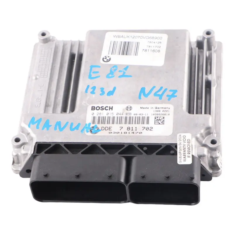  ECU Unit BMW E81 E82 E87 LCI E88 N47S 123d Engine Module DDE Manual - SKU 7811702-4 - Part number 7811702