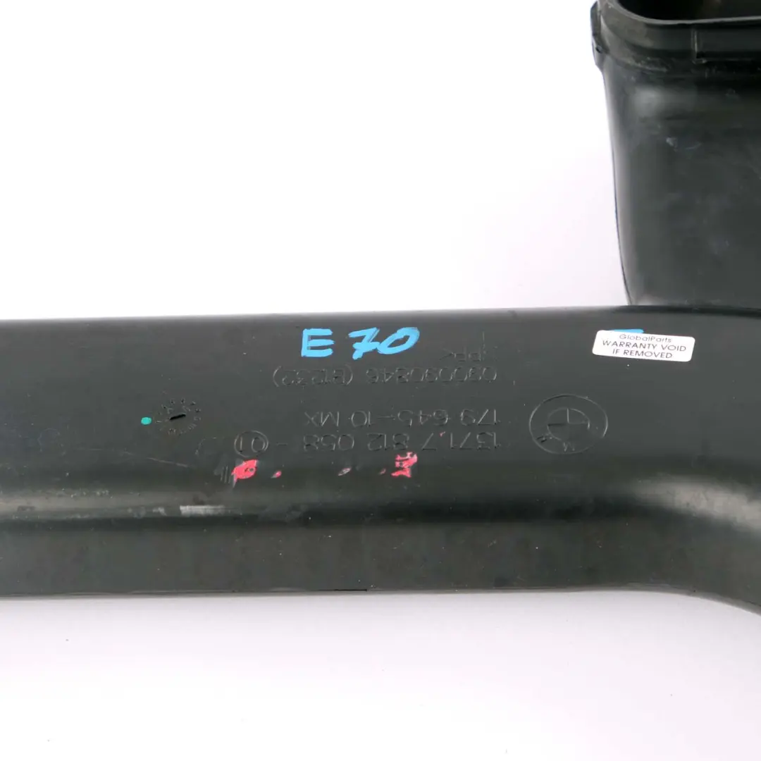 N57 N57S Rura Kanał Dolotu Wlotu Powietrza do BMW X5 E70 LCI X6 E71 o numerze 7812058 BMW X5 E70 LCI X6 E71 N57 N57S Rura Kanał Dolotu Wlotu Powietrza - SKU 7812058 - Numer Części 7812058