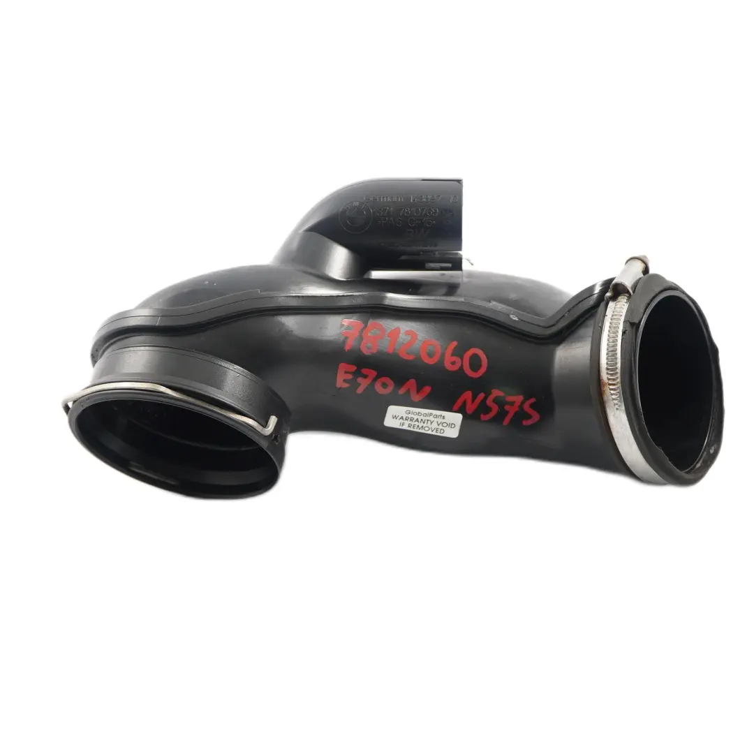 Manguera Admisión BMW E70 LCI 40dX N57S Tubo Carga Aire Conducto Turbo para con número de pieza 7812060 Manguera Admisión BMW E70 LCI 40dX N57S Tubo Carga Aire Conducto Turbo - SKU 7812060 - Número de pieza 7812060