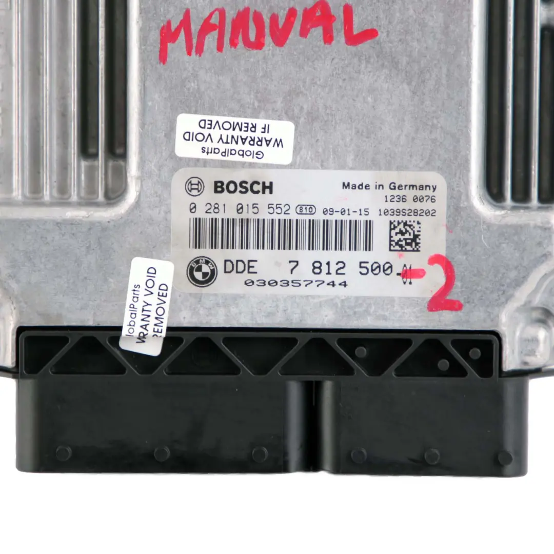 BMW E60 E87 E90 LCI 120d 320d 520d N47 Engine ECU Kit DDE CAS3 + Key - SKU 7812500-2 - Part number 7812500