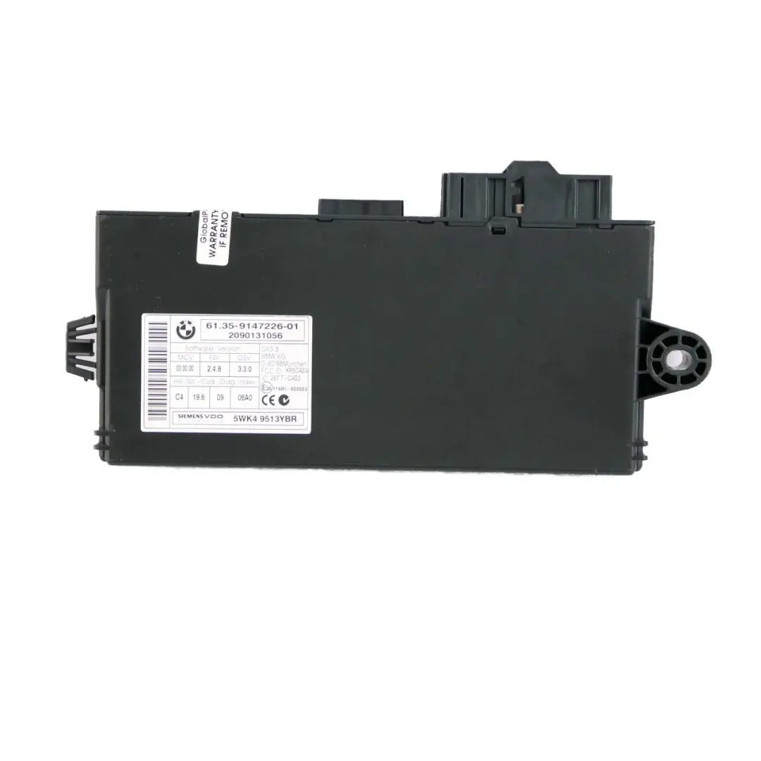 BMW E60 E87 E90 LCI 120d 320d 520d N47 Engine ECU Kit DDE CAS3 + Key - SKU 7812500-2 - Part number 7812500