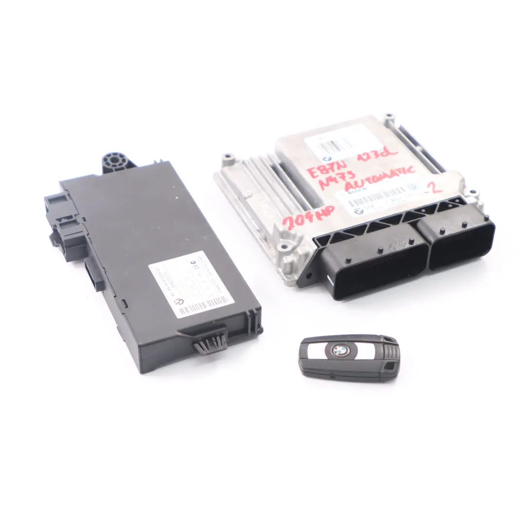 N47S 123d ECU Kit DDE 7812502 + CAS3 + Key Automatic BMW E81 E82 E87 LCI E88 - SKU 7812502-2 - Part number 7811702