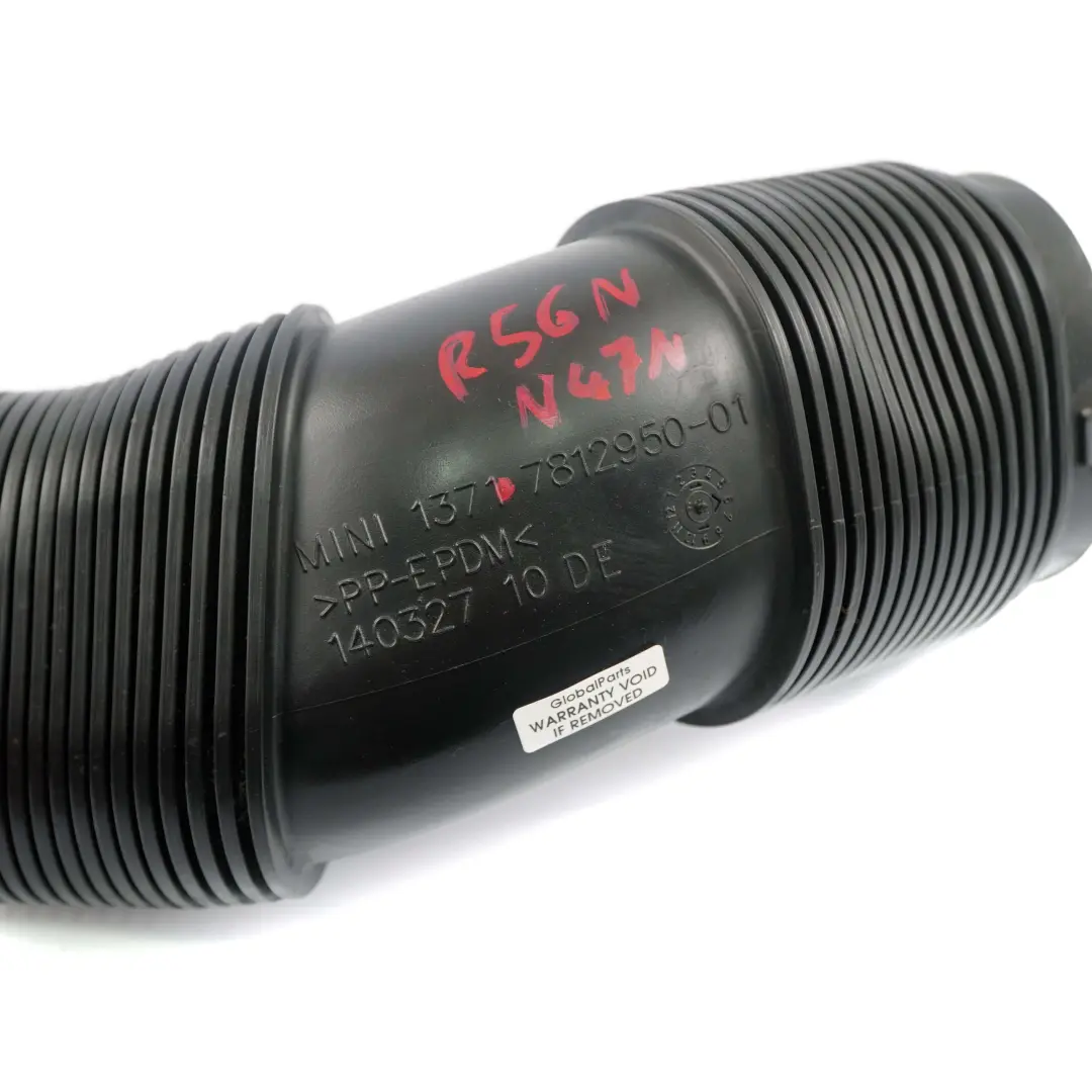 N47N Conducto del colector De admision para Mini R55 R56 R57 LCI R58 R59 con número de pieza 7812950 Mini R55 R56 R57 LCI R58 R59 N47N Conducto del colector De admision - SKU 7812950 - Número de pieza 7812950