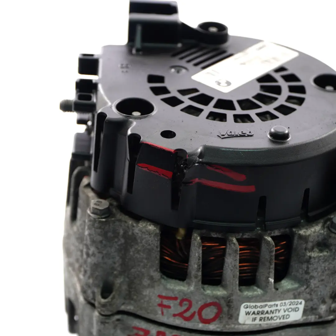 N47N Diesel Alternador 175A 7823343 para BMW F20 F21 F30 F31 F32 con número de pieza 7823344 BMW F20 F21 F30 F31 F32 N47N Diesel Alternador 175A 7823343 - SKU 7823344-2 - Número de pieza 7823344