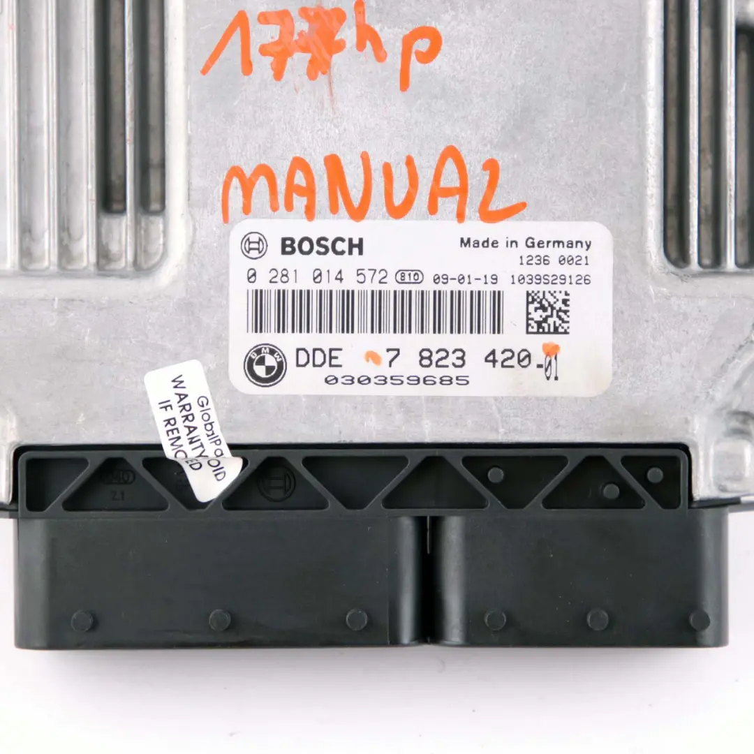 N47 120d 320d ECU Unidad Control Kit DDE CAS3 Clave para BMW E60 E87 E90 LCI con número de pieza 7823420 BMW E60 E87 E90 LCI N47 120d 320d ECU Unidad Control Kit DDE CAS3 Clave - SKU 7823420-1 - Número de pieza 7823420