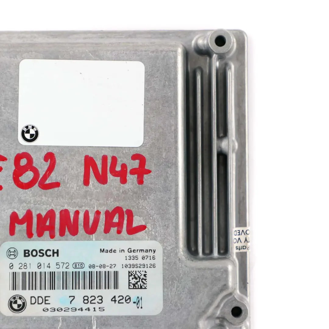 N47 120d 320d Komputer Silnika do BMW E87 E90 o numerze 7823420 BMW E87 E90 N47 120d 320d Komputer Silnika - SKU 7823420-2 - Numer Części 7823420