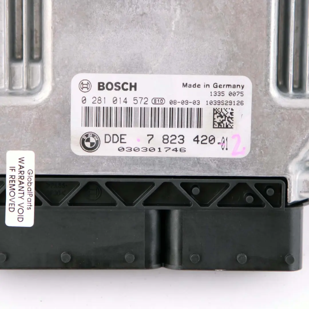 N47 120d 320d Komputer Silnika do BMW E87 E90 o numerze 7823420 BMW E87 E90 N47 120d 320d Komputer Silnika - SKU 7823420-2 - Numer Części 7823420