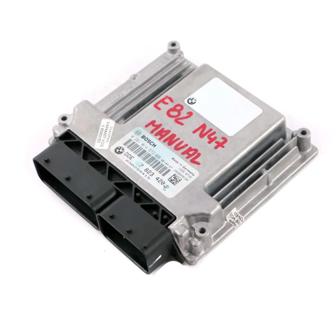 N47 120d 320d 520d Unità di controllo ECU DDE per BMW E60 E87 E90 LCI con numero di parte 7823420 BMW E60 E87 E90 LCI N47 120d 320d 520d Unità di controllo ECU DDE - SKU 7823420 - Numero di parte 7823420