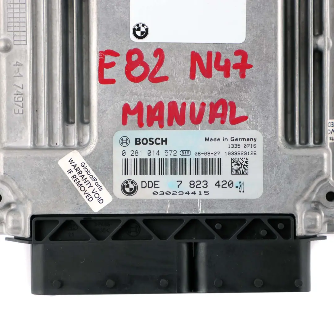 BMW E60 E87 E90 LCI N47 120d 320d 520d ECU Steuergerät DDE Manual - SKU 7823420 - Teilenummer 7823420