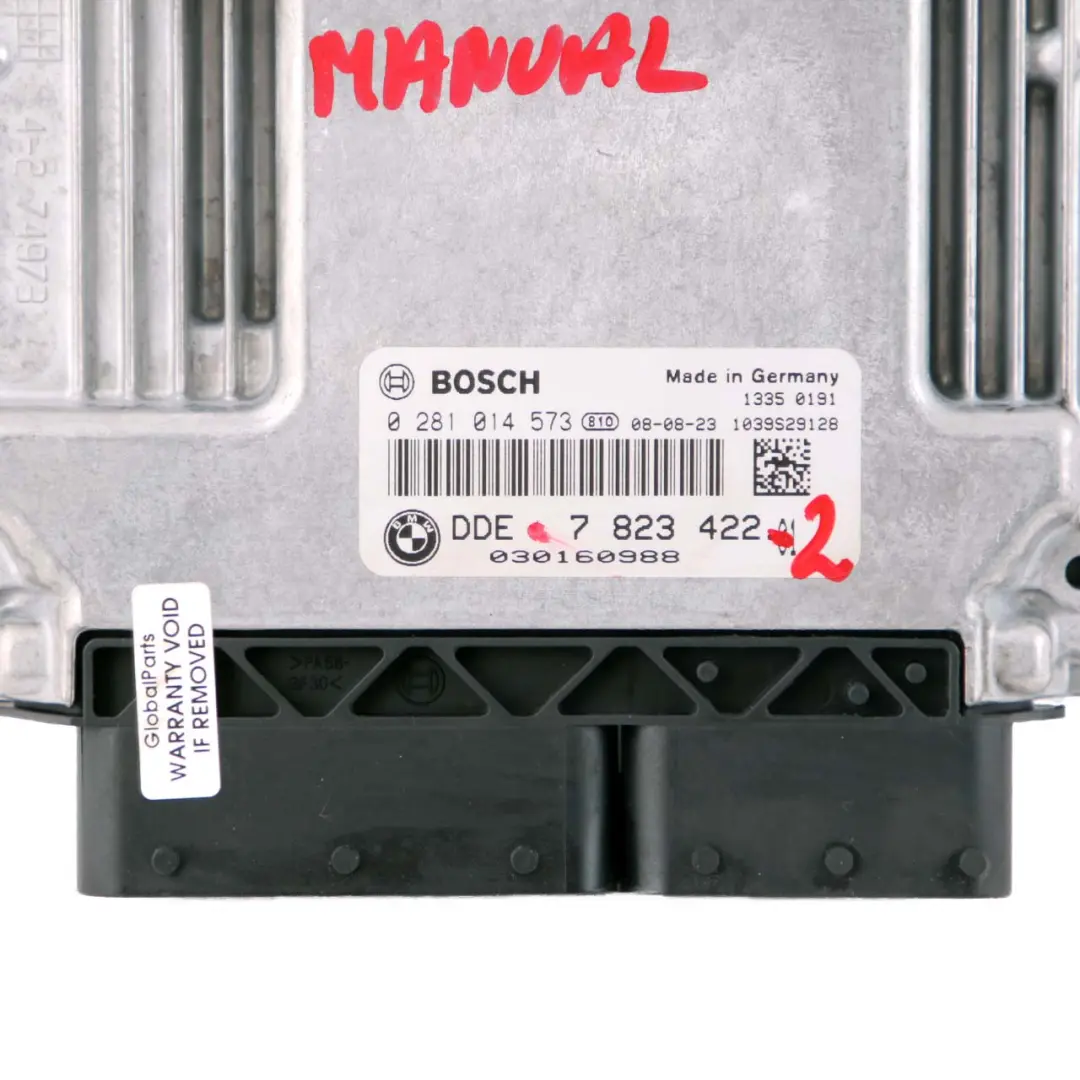BMW E87 E90 LCI N47 118d 318d Diesel ECU Steuergerät DDE CAS3 Schlüssel - SKU 7823422-2 - Teilenummer 7823422