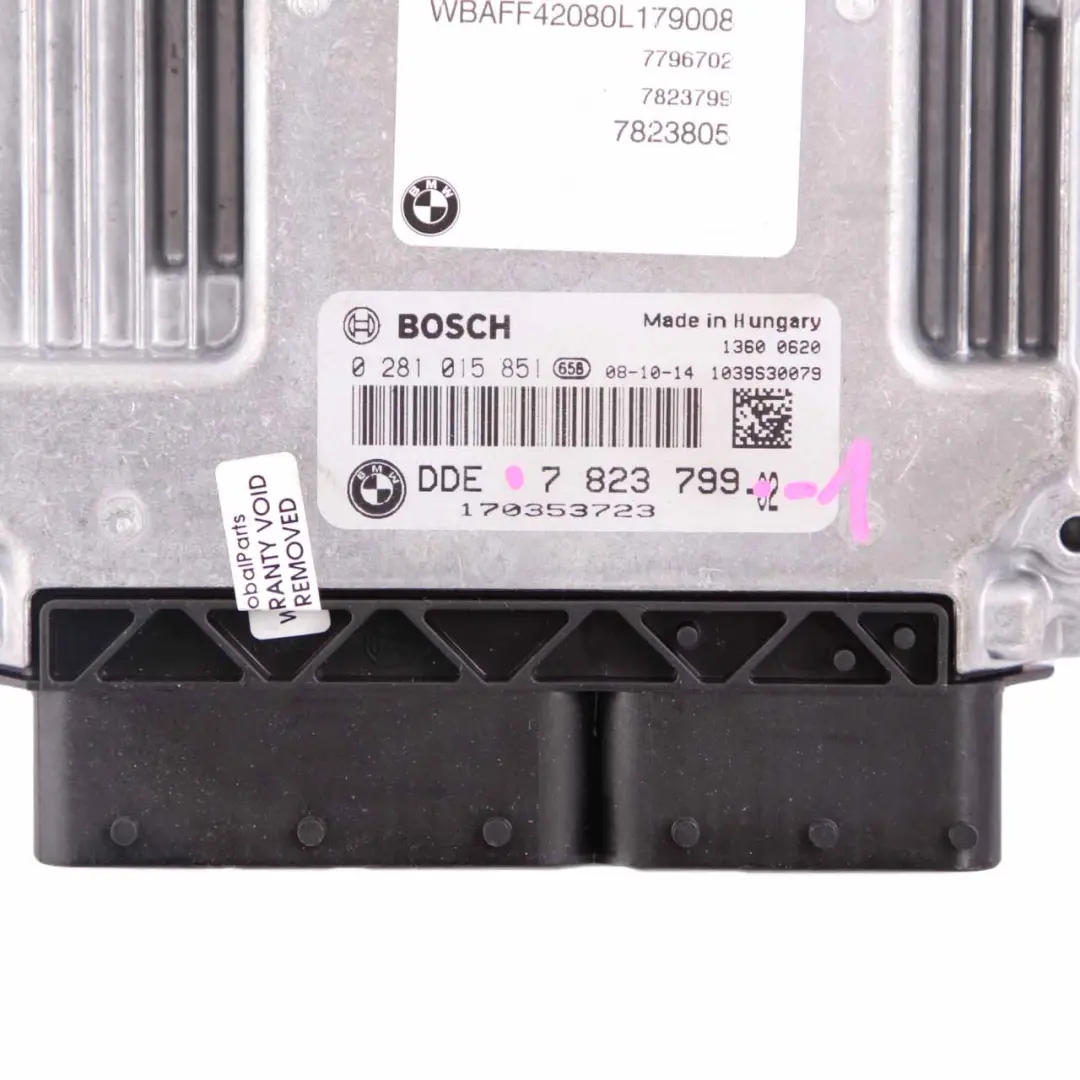 BMW X5 E70 3.0d M57N2 235HP Engine Control Unit ECU KIT DDE CAS3 + Key - SKU 7823799-1 - Part number 7823799