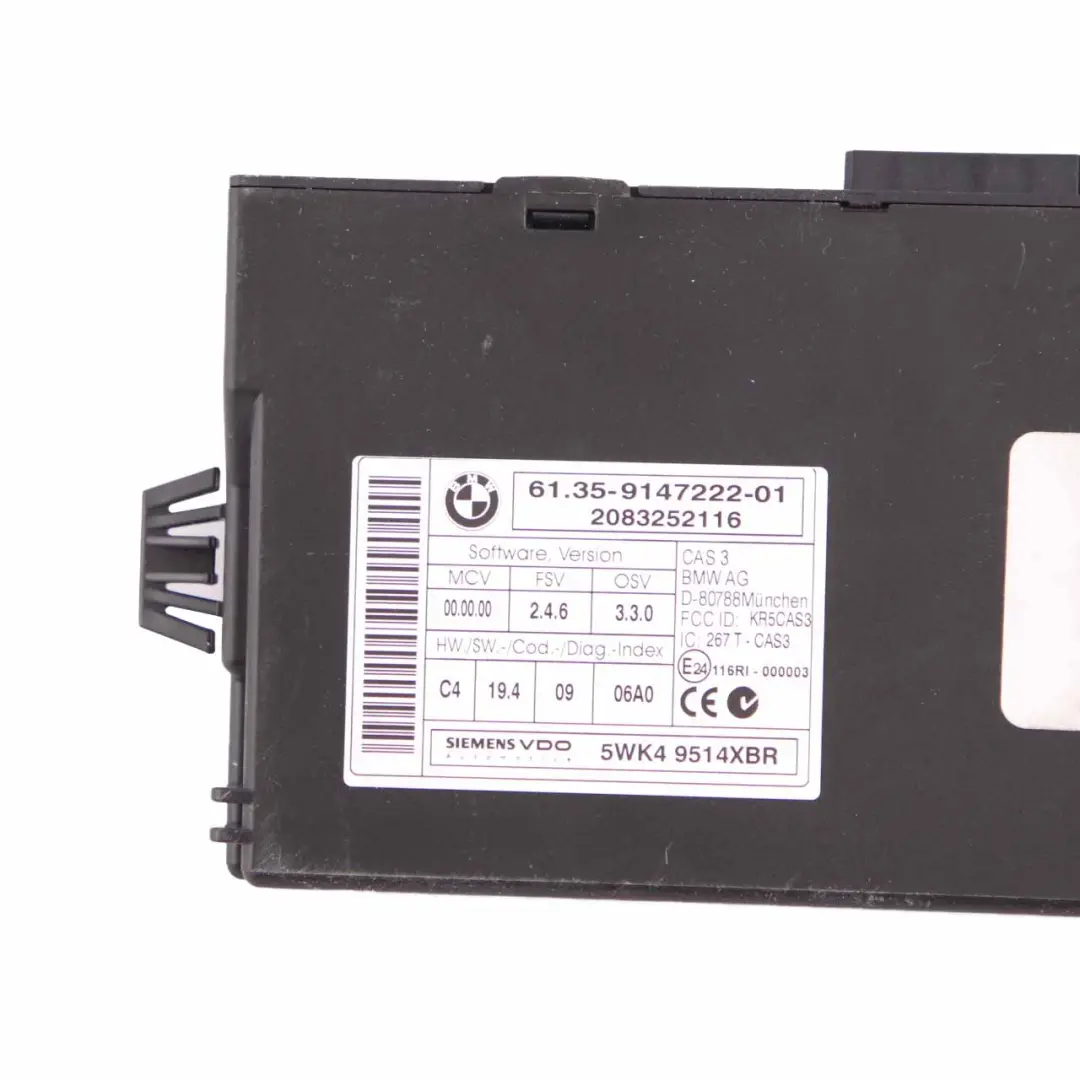 M57N2 235HP Engine Control Unit ECU KIT DDE CAS3 + Key to BMW X5 E70 3.0d with Part number 7823799 BMW X5 E70 3.0d M57N2 235HP Engine Control Unit ECU KIT DDE CAS3 + Key - SKU 7823799-1 - Part number 7823799